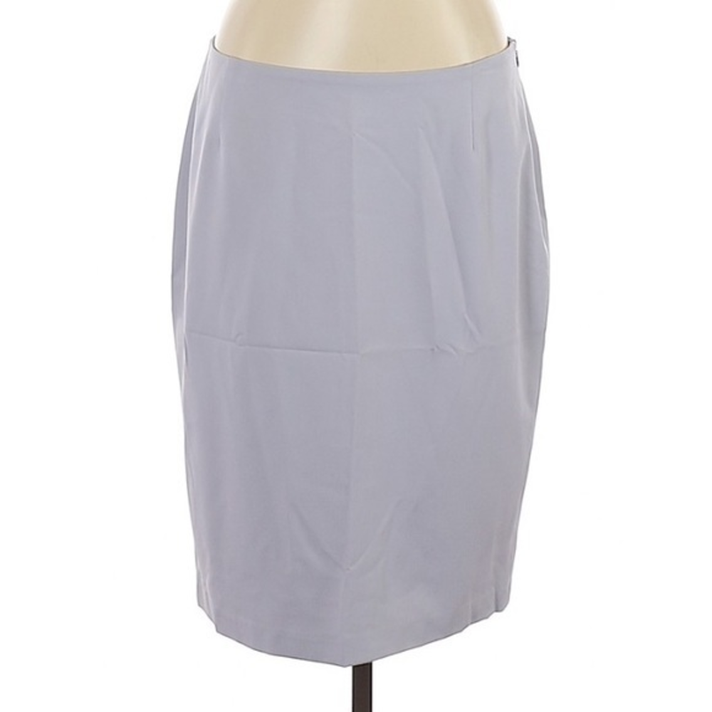 Barneys New York Light Gray Pencil Skirt fully lined.EUC size 14